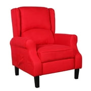 Heated Vibrating Suede Massage Reclining Arm Chair Electric Massage Sofa