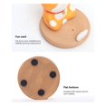 thumbnail image 3 of Animal Phone Stand,Resin Animal Statue Desktop Phone Holder,Anti Slip Cute Dog Desktop Phone Holder for Phone Stand-Grey, 3 of 7
