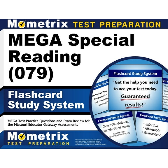 Mega Special Reading (079) Flashcard Study System : Mega Test Practice Questions and Exam Review for the Missouri Educator Gateway Assessments (Cards)