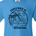 thumbnail image 4 of Inktastic Summer Vacation Mode Myrtle Beach South Carolina Youth T-Shirt, 4 of 5