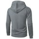 thumbnail image 5 of pstuiky hombres de manga larga, Blusa de manga larga con capucha y cordón de color liso para hombre Tops de hombre s, 5 of 5
