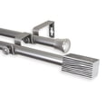 thumbnail image 3 of Alder 13/16" Double Curtain Rod-Color:Antique Brass,Size:120-170", 3 of 4