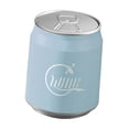 thumbnail image 4 of Cola Can Forma Press Tipo de lavabo la basura de diseño simple de diseño con basura de basura de tapa para la habitación de la sala de lavandería Azul, 4 of 8