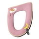 thumbnail image 1 of Asiento de inodoro estándar lavable con tapa con cremallera y asa, 1 of 5