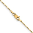 thumbnail image 3 of 14K Yellow Gold Box Chain Styles Necklace 1 mm 18 inch, 3 of 4