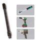 thumbnail image 4 of Barra de extensión flexible de llave de vaso de 1/2 pulgada, extensión de muelle flexible para zonas estrechas en auto, eje flexible de acero al carbono de 25 cm / 36 cm, 4 of 5