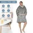 thumbnail image 4 of Couverture à Capuche Portable, Sweat à Capuche, Couverture Chaude et Confortable pour Femmes Hommes Adultes, 4 of 5