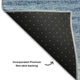 thumbnail image 5 of Addison Rugs Mayfield Premium Machine Washable Transitional Stripes Blue Rectangle Rug, 3' x 5', 5 of 6