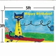 thumbnail image 6 of Pete the Cat Taspestry Poster Banner Backdrop Background Wall Decor Party Supplies, 6 of 6