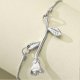 thumbnail image 4 of Fashion Bracelet for Women Micro Set Craft Full Diamond Petal Bracelet Light Luxury Bracelet Adjustable Link Bracelet Jewelry Gifts for Halloween Chri, 4 of 4