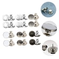 thumbnail image 3 of COOPHYA 12Set No Sew Button Instant Button Pins Alloy for Clothing Adjustment in Assorted Color, 3 of 7
