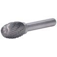 thumbnail image 1 of Cutting Burrs Die, Labor Saving YG8 Cemented Carbide Straight Shank Easy To Install Rotating Grinder Bit Wear   for Chamfering and Deburring, 1 of 8