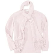 Women's Plus Delicate Chenille Sweater & Scarf