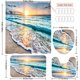 thumbnail image 3 of 1pc Bathroom Rugs Shower Curtain, Sea Wave Pattern Shower Curtain With 12 Plastic Hooks, Bathroom Non-Slip Mat, U Shaped Toilet Mat And Toilet Cover, Bathroom Accessories, Bathroom Decor, Home Decor, 3 of 5