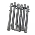 thumbnail image 1 of Tornillos para tambor,Tornillos para tambor Tom Varillas de tensión para tambor Herrajes para batería,Kit de batería Tornillos cortos Piezas de instrumentos musicales,Piezas Accesorios, 1 of 8