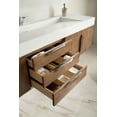 thumbnail image 6 of James Martin Vanities Mercer Island 72" Single Vanity, Latte Oak w/ Glossy White Composite Top, 6 of 7