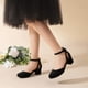 thumbnail image 2 of Zapatos de Vestir para Niña DREAM PAIRS KKUMPU2501 Negro Talla 5 Tacón de 4 cm, 2 of 6