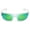 Clear | Green Mirror, variant on Xagger Wrap Around Polarized Sports Sunglasses for Men Women TR90 Frame Driving Running Fishing Sun Glasses