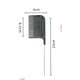 thumbnail image 5 of Peine fino de dientes de cola de rata Pin de acero peines para Mujeres, 5 of 5