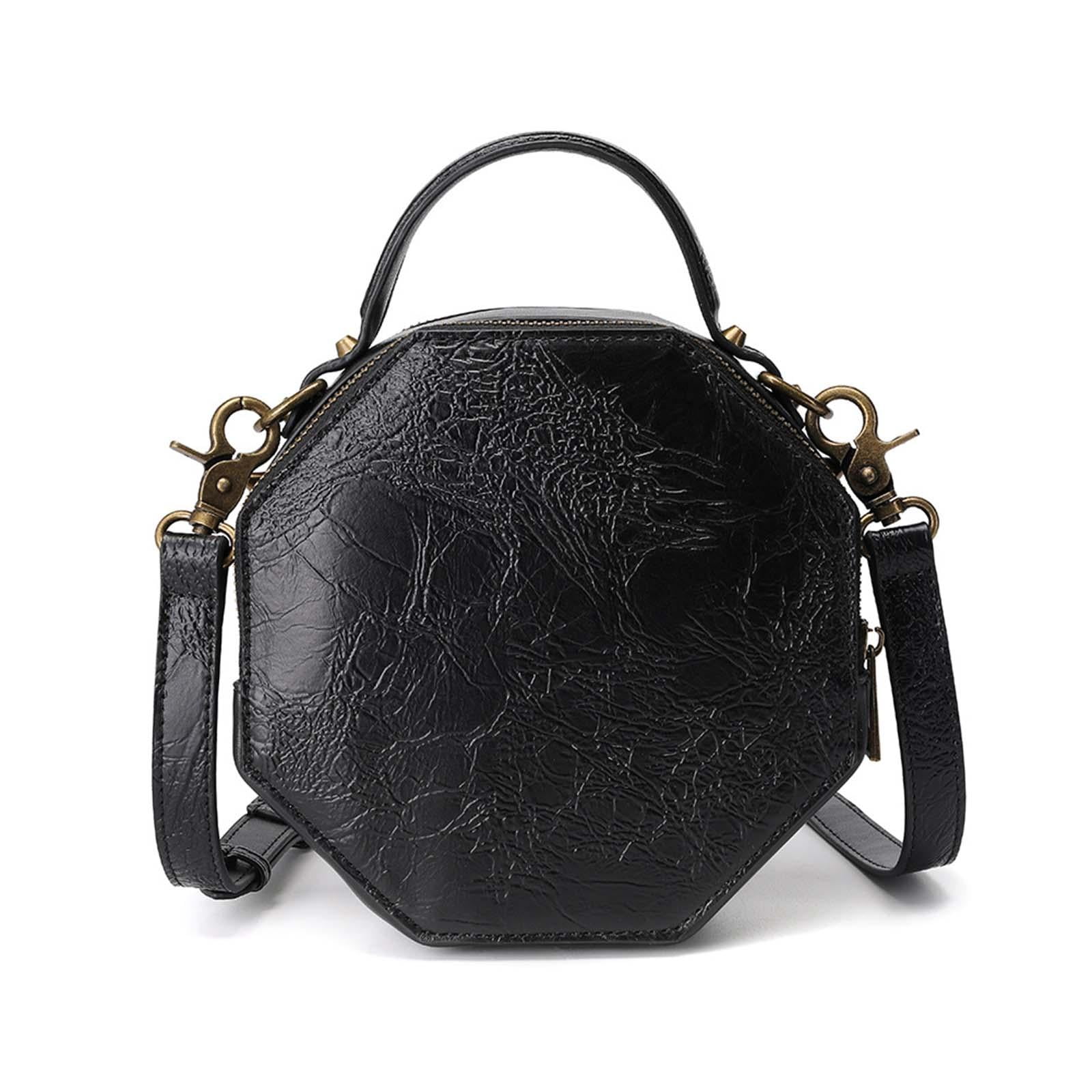 Steampunk Gothic Bag Clock Purse Handbag Retro Satchel PU Leather Shoulder Bag Costume for Women Girls Lady