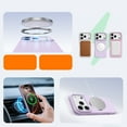 thumbnail image 4 of for iPhone 16 Pro Max Back Cover, Compatible with MagSafe, Luxury Silicone Shockproof Protective Lightweight Flexible Non-Slip Anti-Fingerprint Strong Magnetic Skin Friendly Phone Case, Purple, 4 of 6