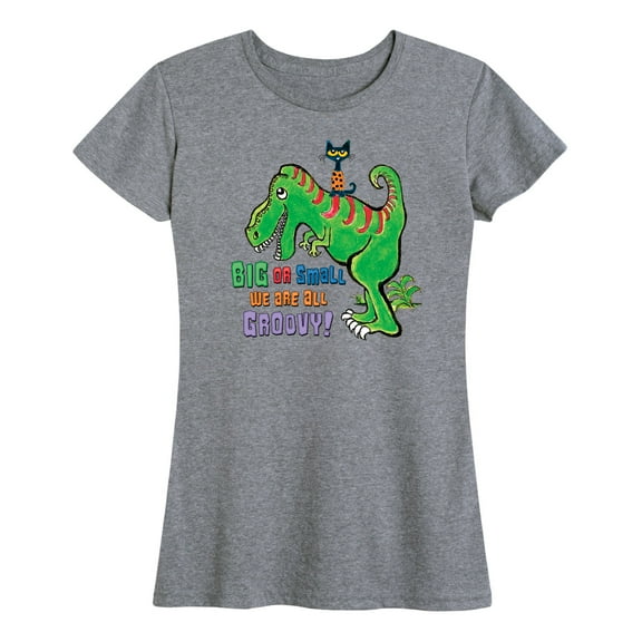 Pete The Cat - Big Or Small - Women's Short Sleeve Graphic T-Shirt