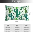 thumbnail image 2 of Kdxio Cotton Pillow Cases 16"x24" Pillowcases,Soft and Breathable Bedroom Pillow Cases-Cactus 1-No Pillow Core, 2 of 5