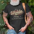 thumbnail image 3 of Waldo Shirt Personalized Name Gifts With Name Waldo Unisex TShirt, 3 of 6