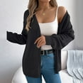 thumbnail image 4 of Women's Lightweight Lace Knit Open Front Cardigan Long Sleeve Oversized Sweater Coat For Spring Fall Winter Seasons, 4 of 8