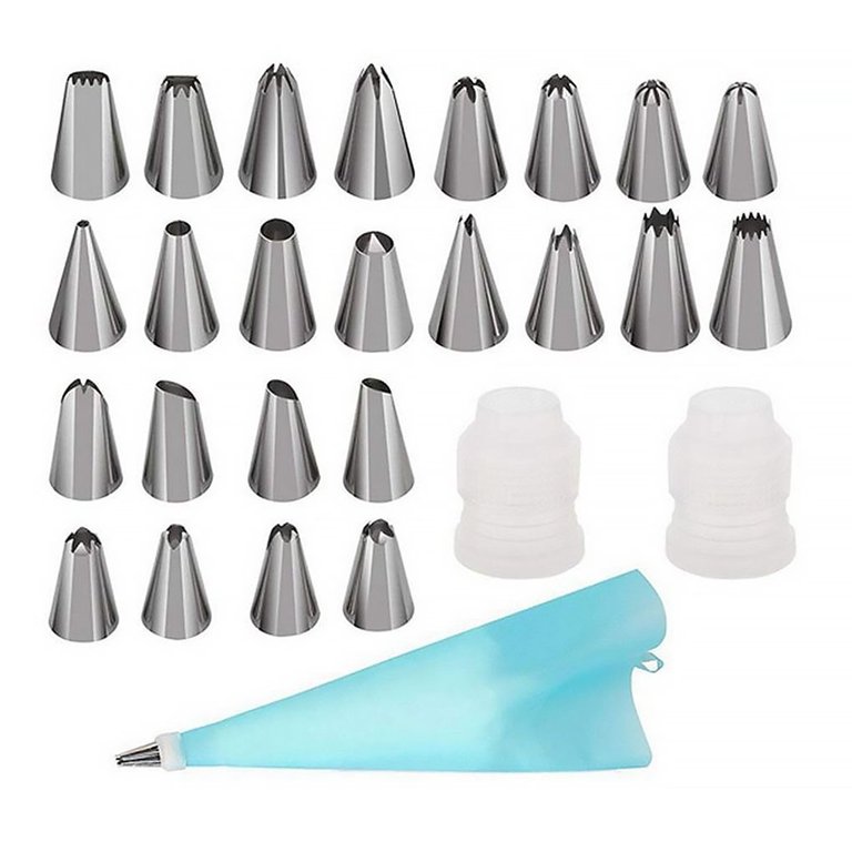 24Pcs Stainless steel Icing Piping Nozzles Pastry Tips