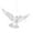 C, variant on Jierger Transparent Acrylic Wedding Pendant Bird Pendant Wedding Table Ceiling Decoration Atmosphere Layout Props for Xmas Tree Decorations, Hanging Ornament Home Party Decor