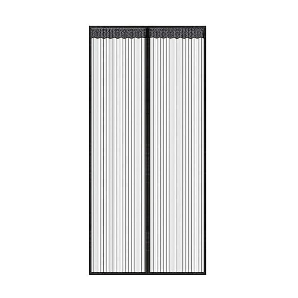 JShteea Mosquitera Antimoscas Magnética para El Malla para Puerta Insectos (negro 90x210cm)