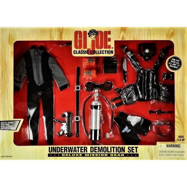 GI Joe Classic Collection Underwater Demolition Set Deluxe Mission