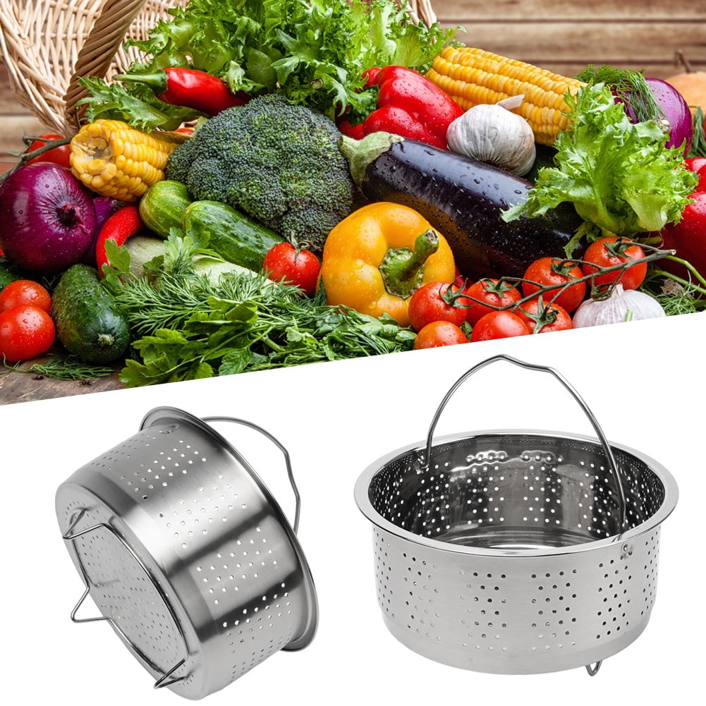 1pcs,7.87in,Steamer Insert Steamer Pot,Stainless Steel Basket,Rice Steamer Pressure Cooker
