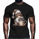 thumbnail image 2 of Camisetas casuales de manga corta con diseño de gnomo y tazas de café para hombre., 2 of 8