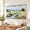 Serene River Style 01, variant on Wildflowers Style 05 Landscape Canvas Art Print, 36x54 Inch Vintage Pastoral Wall Decor