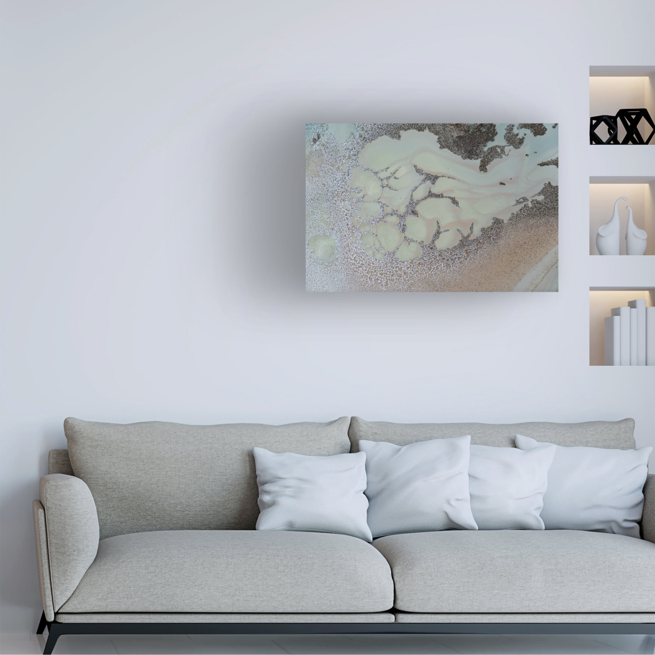 Canvas Wall Art - Petra Meikle de Vlas 'Shifting' Wall Art for Living Room, Bedroom, or Office Décor by Trademark Fine Art - 19 x 12 Inches