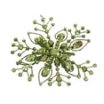 thumbnail image 1 of Flocon de Neige de Bijou de 6 Po Suspendu&44; Vert - Pack de 24, 1 of 1