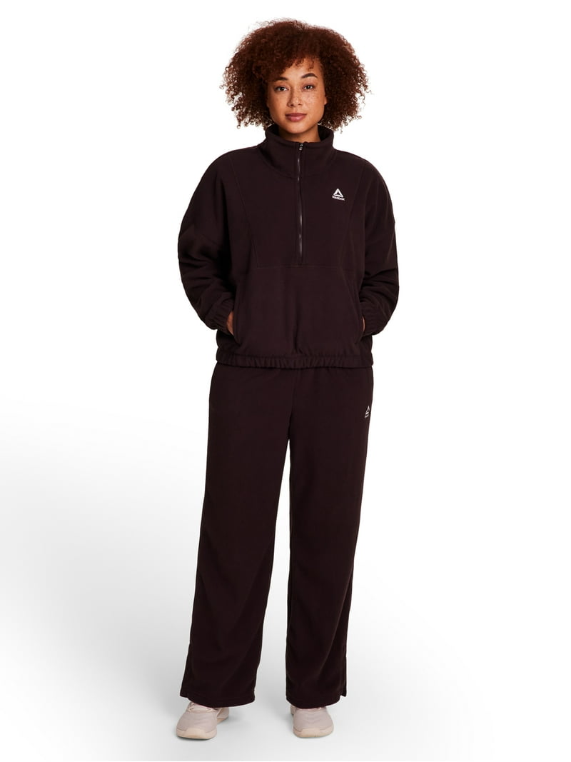 Reebok Women's and Women's Plus Cozy Half Zip Pullover, Sizes XS