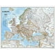 National Geographic RE00620075 Carte Papier de l'Europe Classique - Agrandie – image 1 sur 1