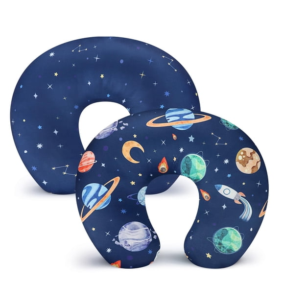 Funda de almohada de lactancia, paquete de 2 unidades, suave para bebés, niños y niñas