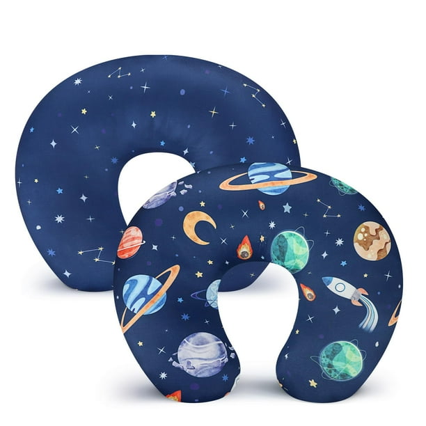 Funda de almohada de lactancia, paquete de 2 unidades, suave para bebés, niños y niñas