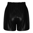 thumbnail image 6 of Summer Saving Clearance AXXD Summer Saving Clearance Gift Clothes,High Waist Faux Leather Solid Shorts for Teen Denim Black 10, 6 of 8