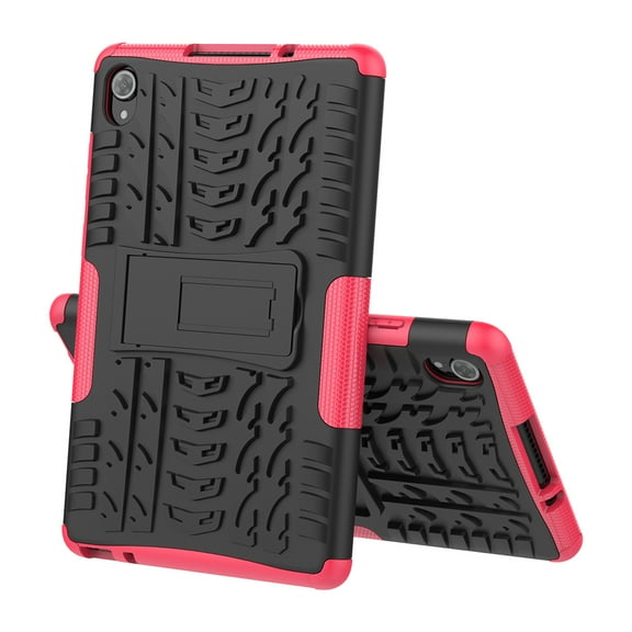 Lenovo Tab M8 2021 Case, Kids Friendly Shockproof High Impact Rugged Kickstand Light Weight Protective Cover, Rose