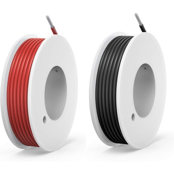 20 awg  Electrical Wire  2 Colors (23ft Each) 20 Gauge Hookup Wires kit Stranded Tinned Copper Wire Flexible and Soft for DIY
