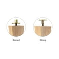 thumbnail image 6 of Uxcell Furniture Legs 4 Inch(100mm) Set of 4 Square Solid Wood Couch Legs, with Accessories, 6 of 6