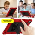 thumbnail image 7 of Kebiory Onn 11 inch Tablet Pro 2024 Model Case/Onn 11 inch Tablet Pro 100146660 Case,Shockproof Kids Case with Shoulder Strap for Walmart Onn 11" Tablet Pro 2024Model:100146660(Red+Pink), 7 of 7