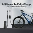 thumbnail image 3 of TST Electric Bike for Men, Peak 1000W E-Mountain Bicycle, 27.5" Tire EBike with 48V/15Ah Battery UL2849, 3 of 11