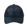 thumbnail image 2 of Gravity Threads Kids Ponytail Messy Bun Trucker Hat, Navy, 2 of 2