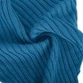 thumbnail image 6 of YYDGH Women's Strapless Asymmetrical Hem Ribbed Knit Crop Bandeau Tube Top Blue S, 6 of 6